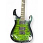 Used Jackson DINKY JS20 Green Burst Solid Body Electric Guitar