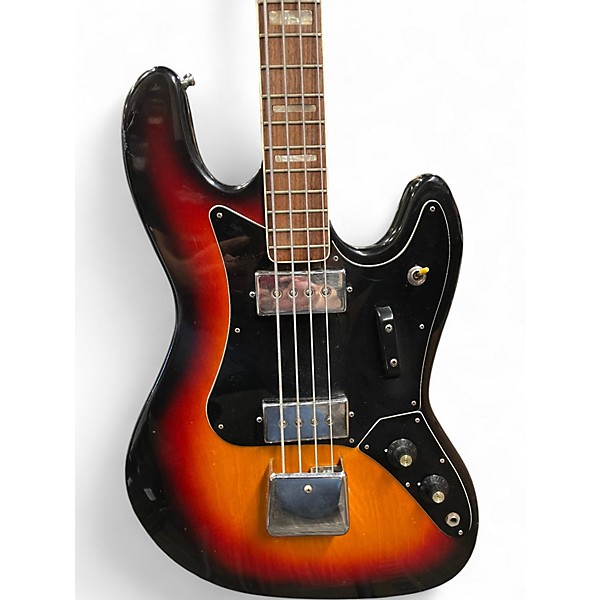 Vintage 1970s Ibanez 2030 Sunburst Electric Bass Guitar