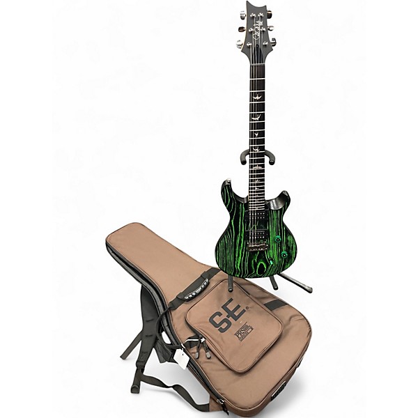 Used PRS SE SWAMPASH C4 Green Solid Body Electric Guitar