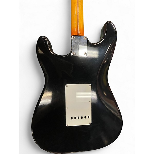 Used Fender Standard Stratocaster Black Solid Body Electric Guitar