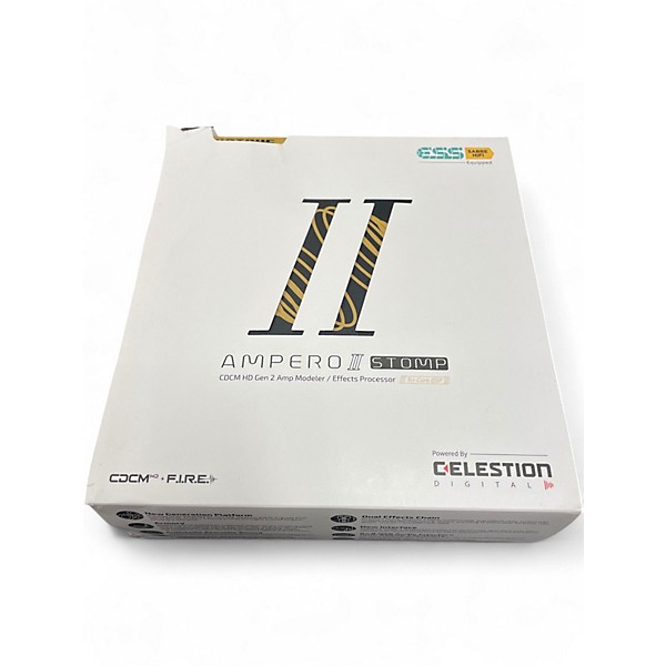 Used Hotone Effects Ampero II Stomp Effect Processor