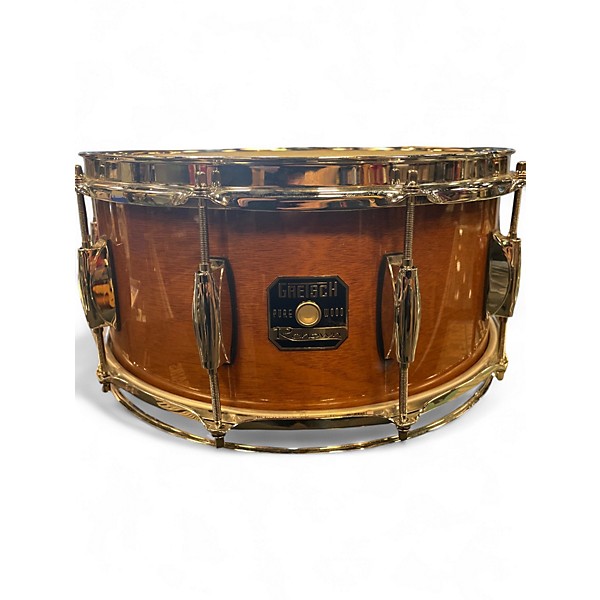 Used 2000s Gretsch Drums 14X6.5 Renown Snare Natural Drum