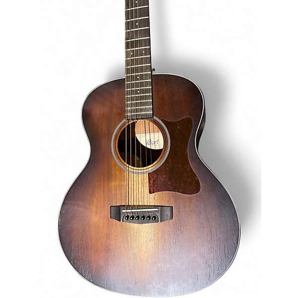 Used Cort LITTLE CJ BLACKWOOD OPLB TABACCO BURST Acoustic Electric Guitar