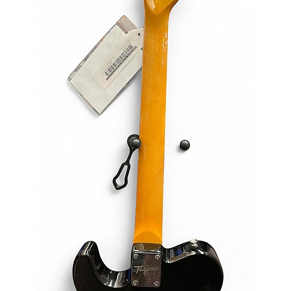 Used Tagina TELECASTER BLACK Solid Body Electric Guitar