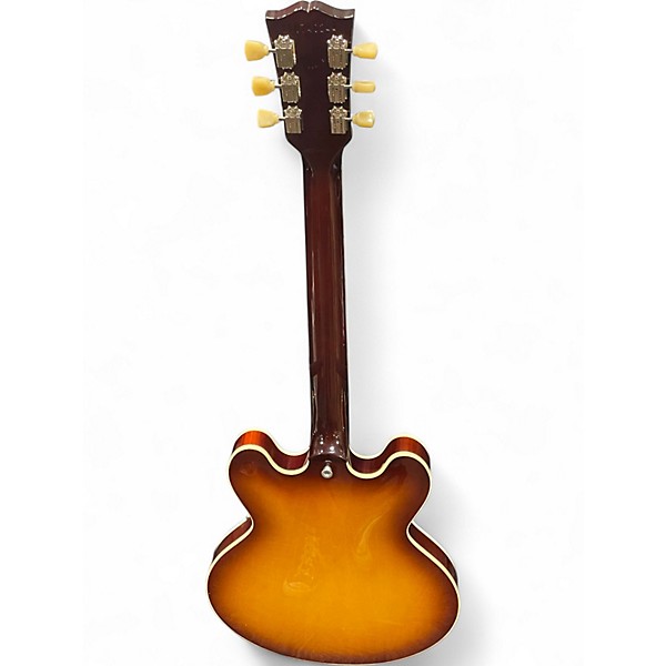 Used Gibson ES335 Figured 2 Color Sunburst Hollow Body Electric Guitar