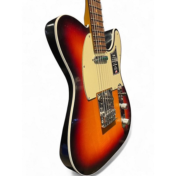Used 2025 Fender American Ultra Luxe Vintage '60s Telecaster Custom Rosewood 3 Tone Sunburst Solid Body Electric Guitar
