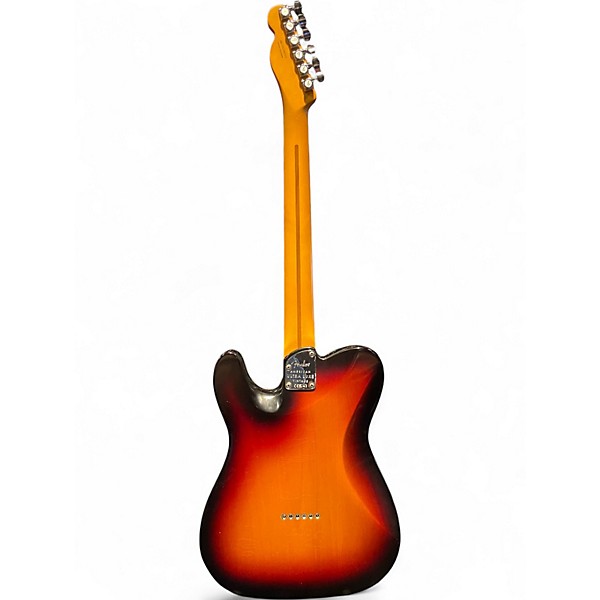 Used 2025 Fender American Ultra Luxe Vintage '60s Telecaster Custom Rosewood 3 Tone Sunburst Solid Body Electric Guitar