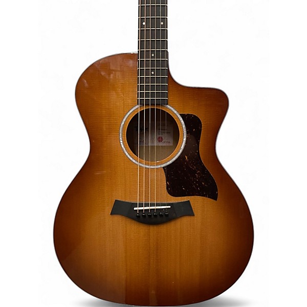 Used Taylor 214CE Plus Special Ed Natural Acoustic Electric Guitar