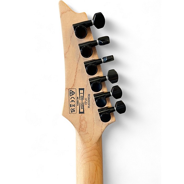 Used Ibanez RG6003FM Blue Burst Solid Body Electric Guitar