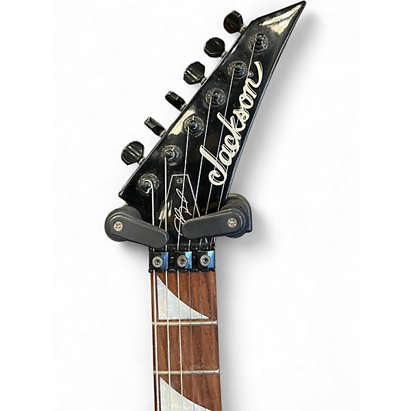 Used Jackson Phil Demmel DemmelitionSignature n Pro King V Black and Gold Solid Body Electric Guitar