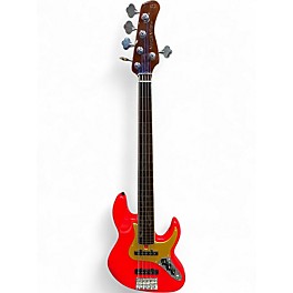 Used Marcus Miller SIRE 5 STRING RED Electric Bass Guitar