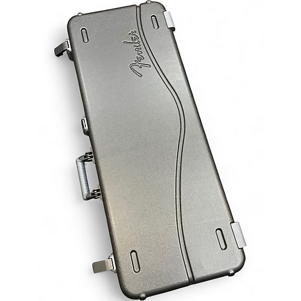 Used 2017 Fender American Elite Thinline Telecaster Silver Hollow Body Electric Guitar