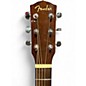 Used Fender CD60CE Dreadnought Natural Acoustic Electric Guitar