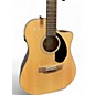 Used Fender CD60CE Dreadnought Natural Acoustic Electric Guitar