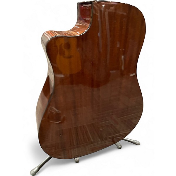 Used Fender CD60CE Dreadnought Natural Acoustic Electric Guitar