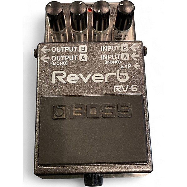 Used BOSS RV6 Digital Reverb Effect Pedal