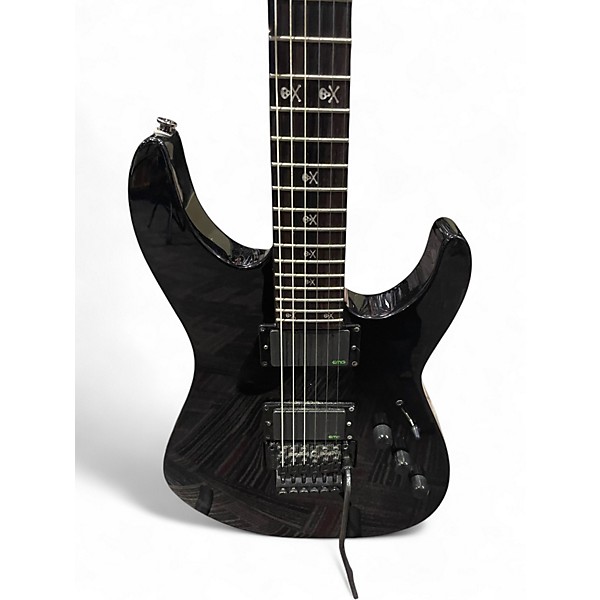 Used ESP KH602 Kirk Hammett Signature Black Solid Body Electric Guitar