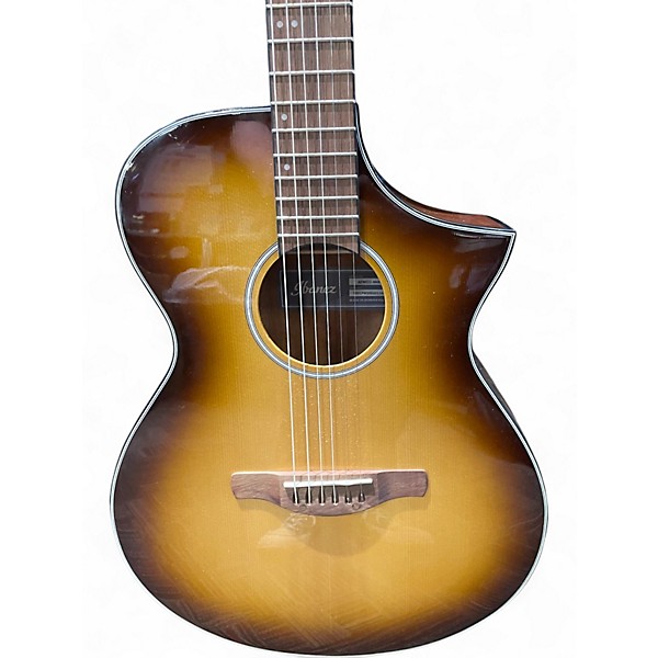 Used Ibanez AEWC-11 2 Color Sunburst Acoustic Electric Guitar