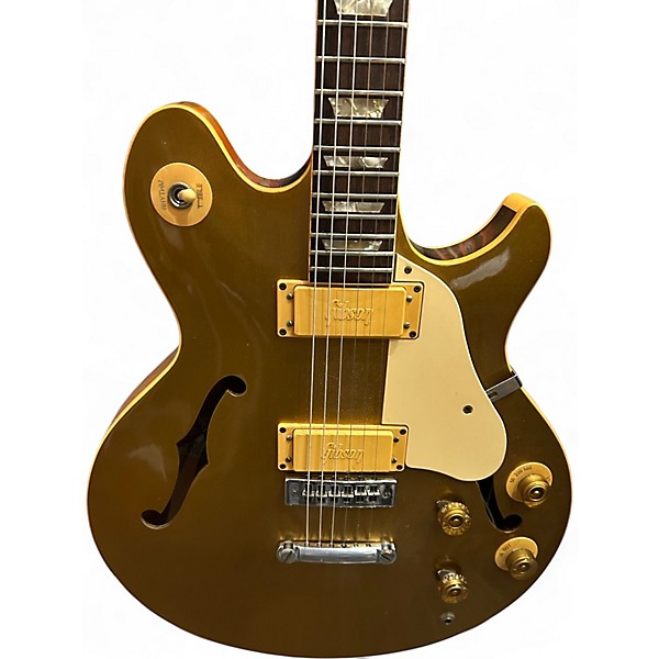 Vintage 1974 Gibson Les Paul Signature Goldtop Hollow Body Electric Guitar