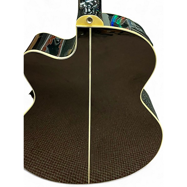 Used Ibanez AEB10 Black Acoustic Bass Guitar