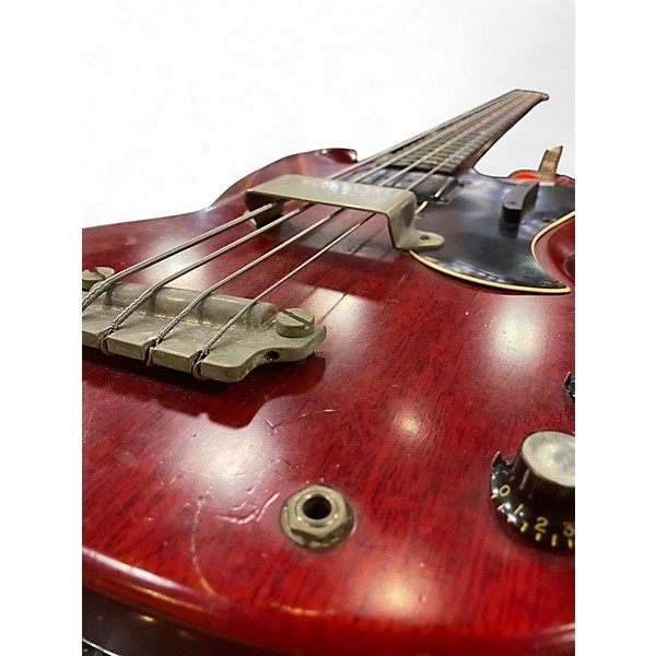 Vintage 1962 Gibson EB-0 Cherry Electric Bass Guitar