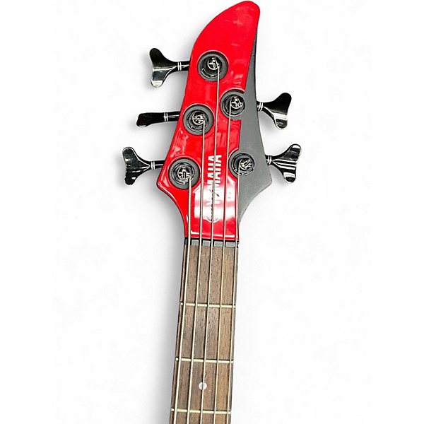 Used Yamaha RBX375 Candy Apple Red Electric Bass Guitar