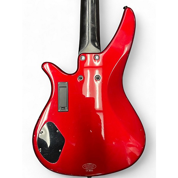 Used Yamaha RBX375 Candy Apple Red Electric Bass Guitar