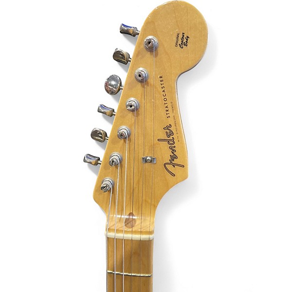 Used Fender American Vintage 1956 Stratocaster Black Solid Body Electric Guitar