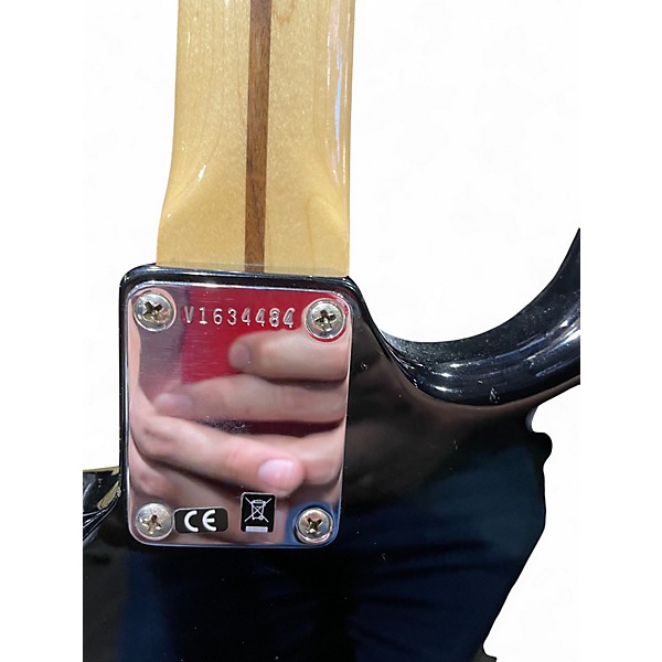 Used Fender American Vintage 1956 Stratocaster Black Solid Body Electric Guitar