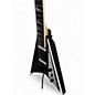 Used Jackson KVXMG KING V Black and White Solid Body Electric Guitar