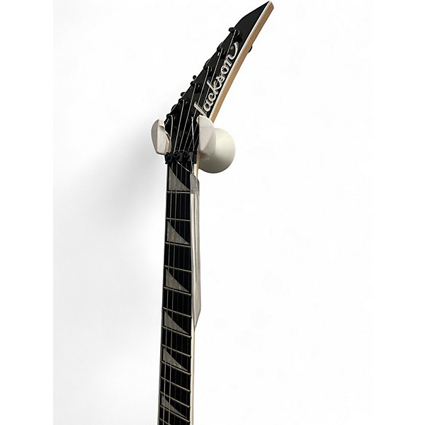 Used Jackson KVXMG KING V Black and White Solid Body Electric Guitar