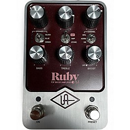 Used Universal Audio Ruby Top Boost Amplifier Effect Pedal