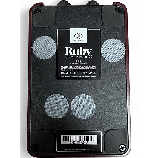 Used Universal Audio Ruby Top Boost Amplifier Effect Pedal
