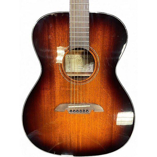Used Alvarez AF60SHB 2 Color Sunburst Acoustic Guitar