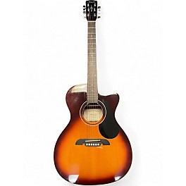 Used Alvarez RF26CE OM/Folk Sunburst Acoustic Electric Guitar