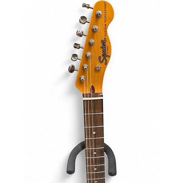 Used Squier Telecaster Custom 3 Color Sunburst Solid Body Electric Guitar