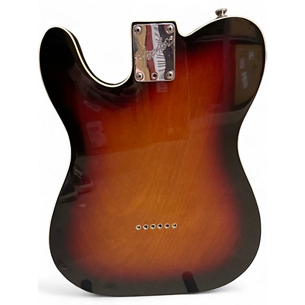 Used Squier Telecaster Custom 3 Color Sunburst Solid Body Electric Guitar
