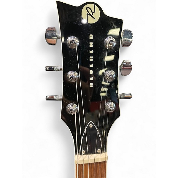 Used Reverend SENSEI JR Green Solid Body Electric Guitar