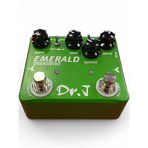Used Dr. J Pedals Emerald Overdrive Effect Pedal