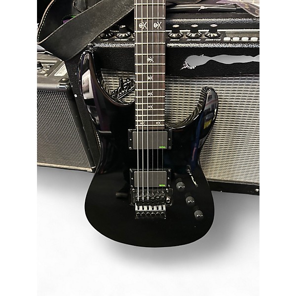 Used 2025 ESP LTD KH602 Kirk Hammett Signature Black Solid Body Electric Guitar