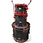 Used Mapex 3 Piece Mydentity Carbon Fiber With Red Hardware Drum Kit