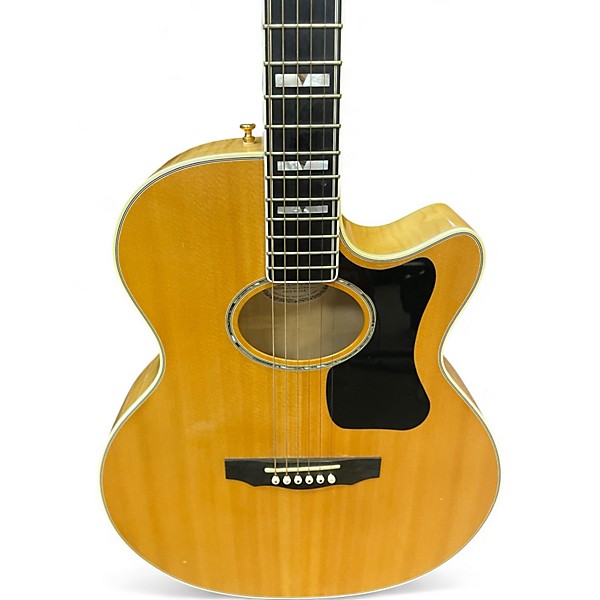 Vintage 1990s Guild F65CE Natural Acoustic Electric Guitar