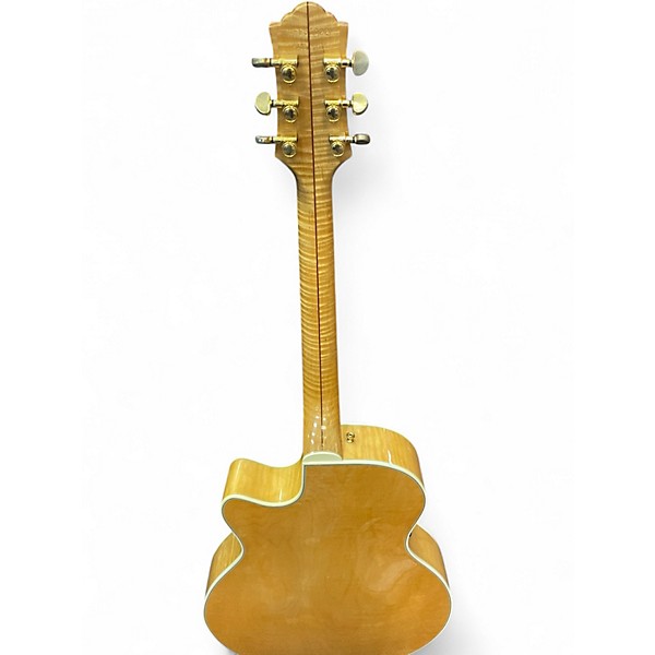 Vintage 1990s Guild F65CE Natural Acoustic Electric Guitar