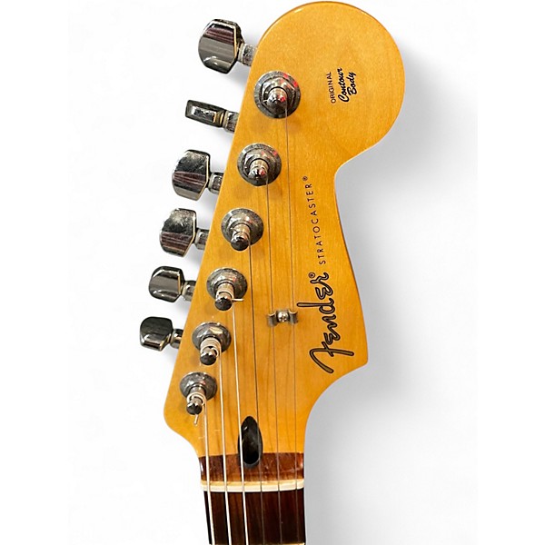 Used Fender 75th Anniversary Stratocaster Candy Apple Red Solid Body Electric Guitar