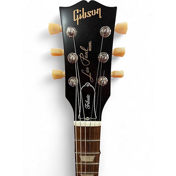 Used Gibson Les Paul Studio Tribute Satin Honeyburst Solid Body Electric Guitar