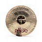 Used Paiste 18in 2002 Wild Crash  Cymbal