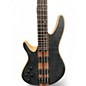 Used Schecter Guitar Research Charles Berthoud CB-4 Left-Handed Electric Bass  SEE THRU BLACK Electric Bass Guitar