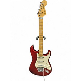 Used Fender American Standard Stratocaster Candy Apple Red Solid Body Electric Guitar
