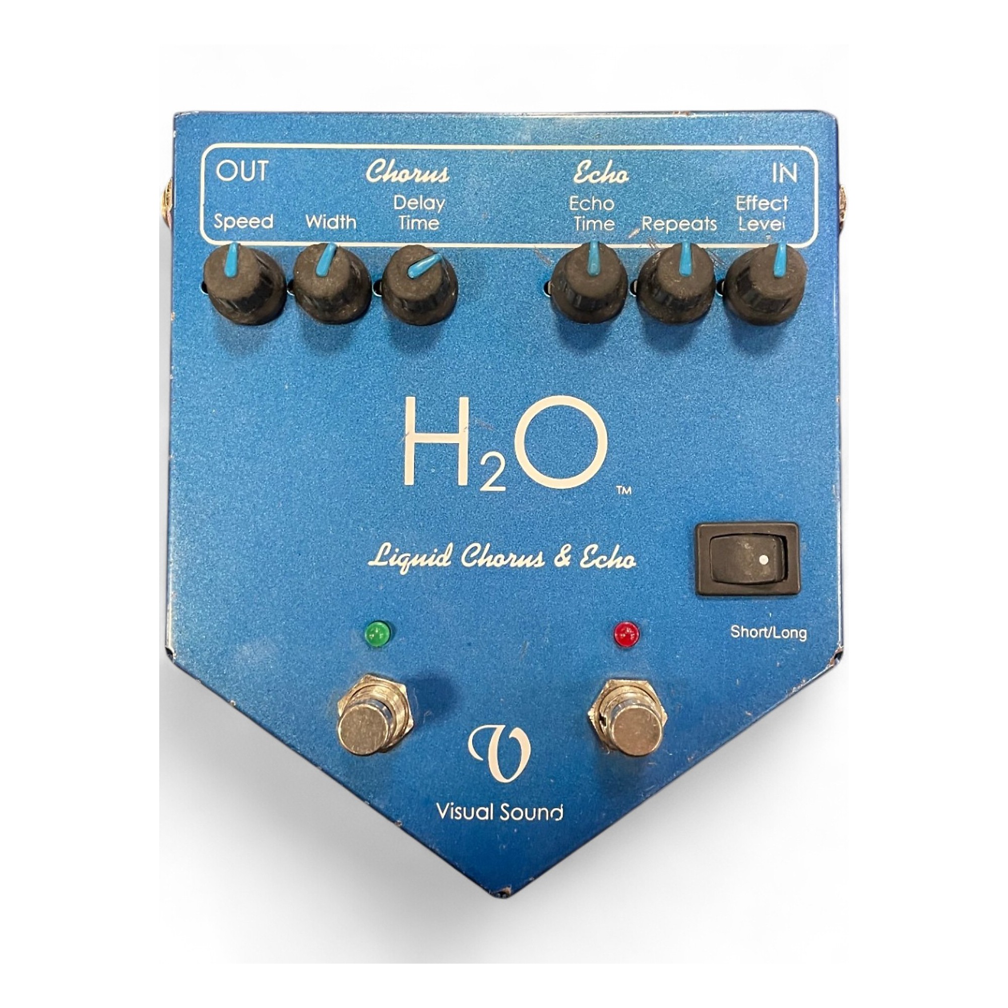 Used Visual Sound H2O Liquid Chorus Echo Effect Processor | Guitar