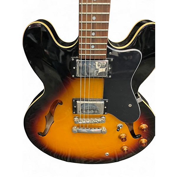 Used 2002 Epiphone Dot 2 Color Sunburst Hollow Body Electric Guitar
